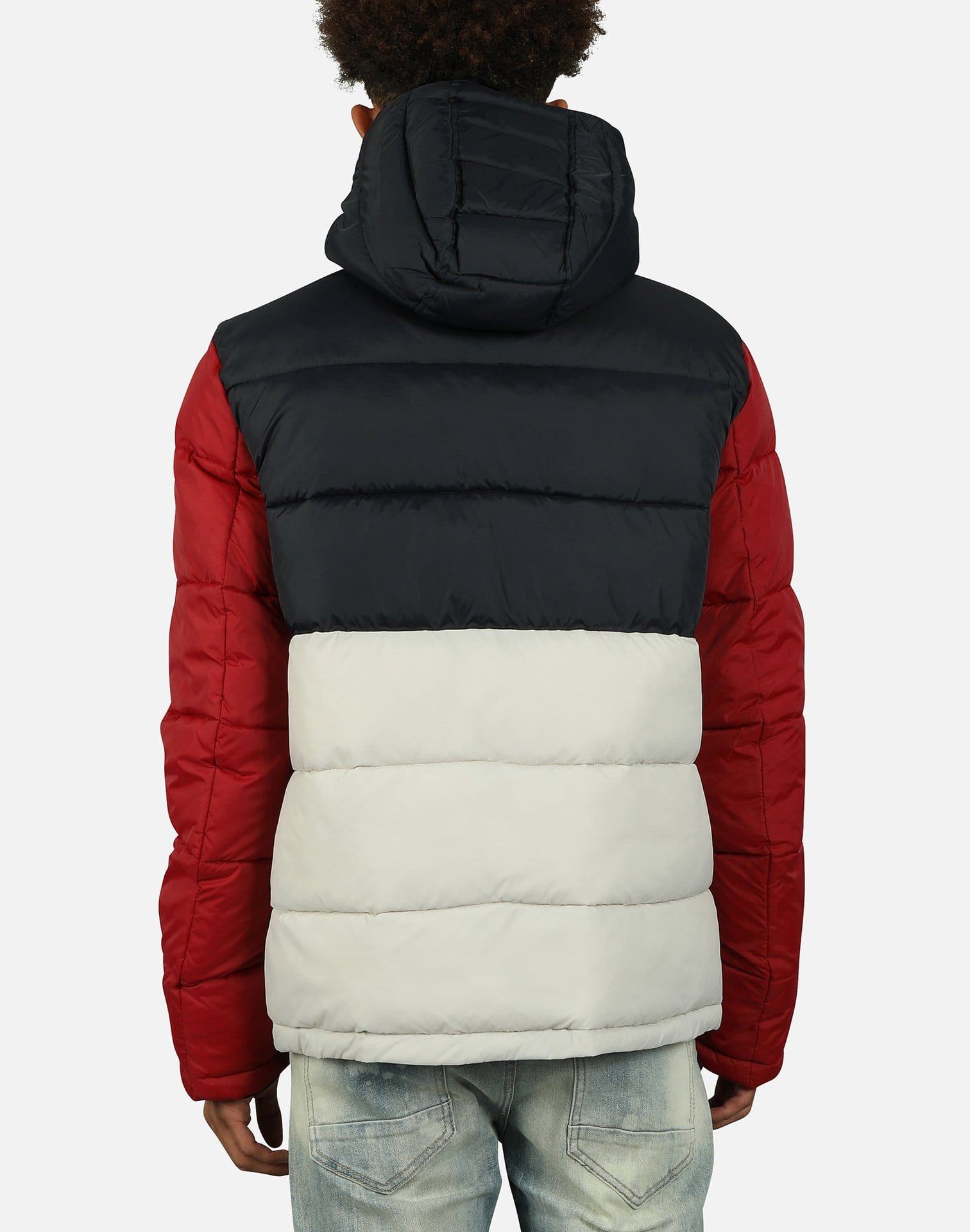 Tommy Hilfiger Men's Nylon Colorblock Puffer Jacket