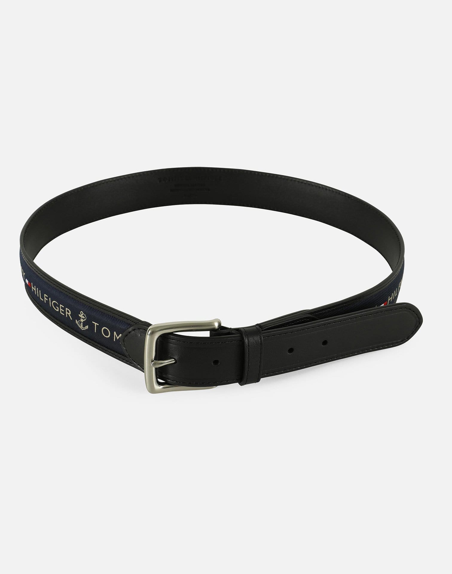 Tommy Hilfiger Script Leather Belt
