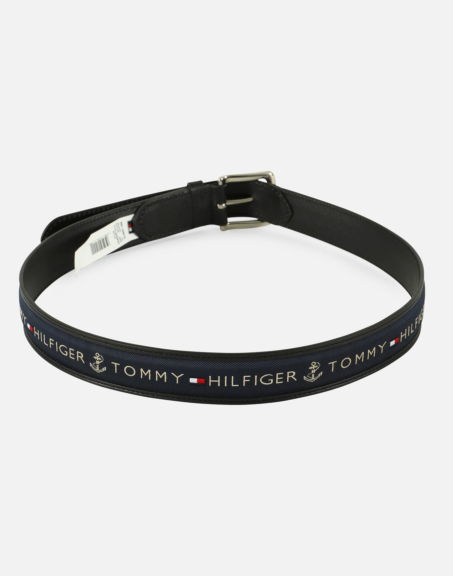 Tommy Hilfiger Script Leather Belt