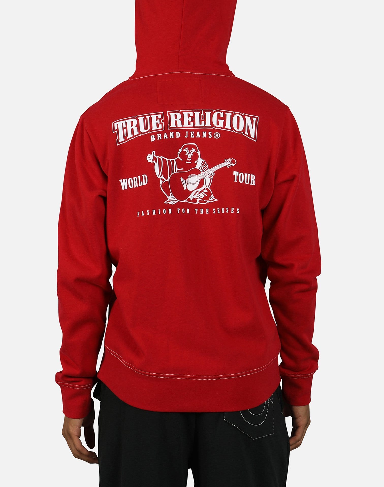 True Religion Men's Classic Logo Zip-Up Hoodie
