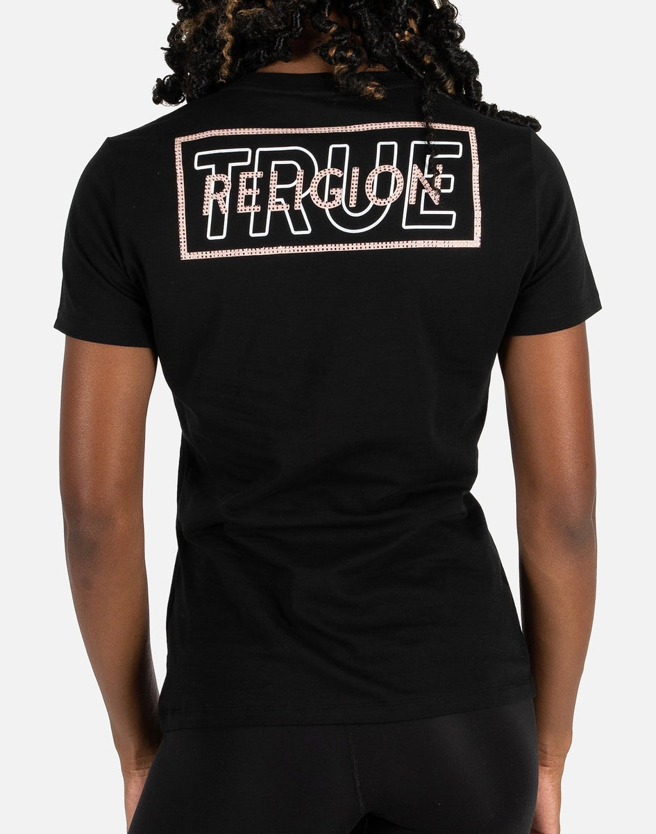 True Religion LOGO SLIM TEE – DTLR