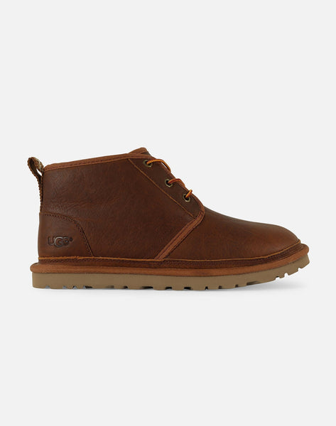 UGG Neumel Waterproof Stout Brown Leather Boots Men\'s Size 11 US S/N 1095350 UGG Boots Mens 8 Brown Chestnut Neumel Leather Chukka  main image 2