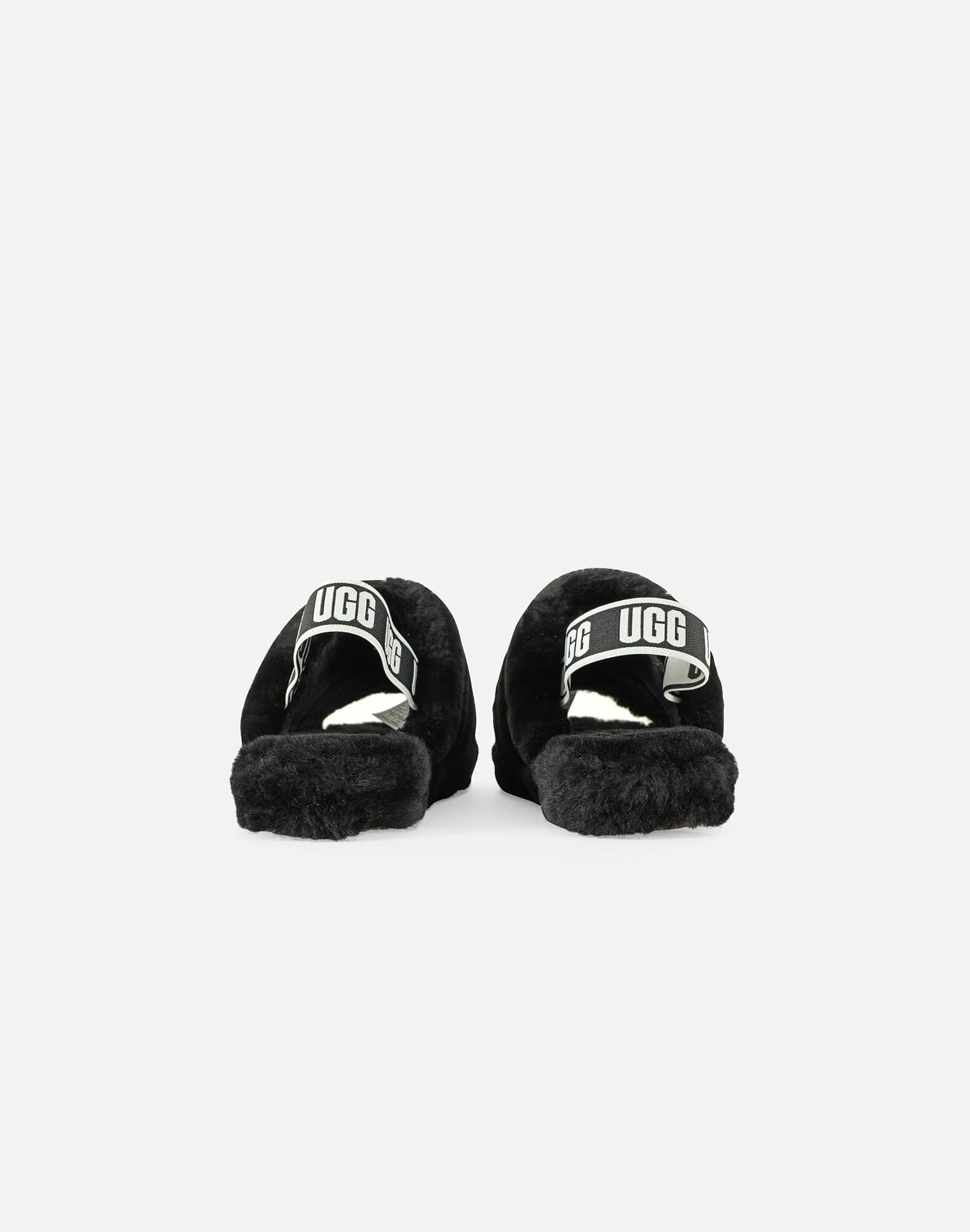 Black Baby Ugg Yeah Slides UGG Fluff Yeah Slides Grade-School