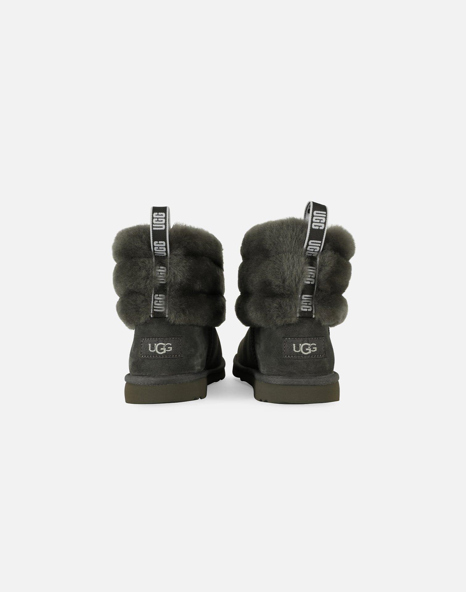 UGG Fluff Mini Quilted Logo Boots Grade-School