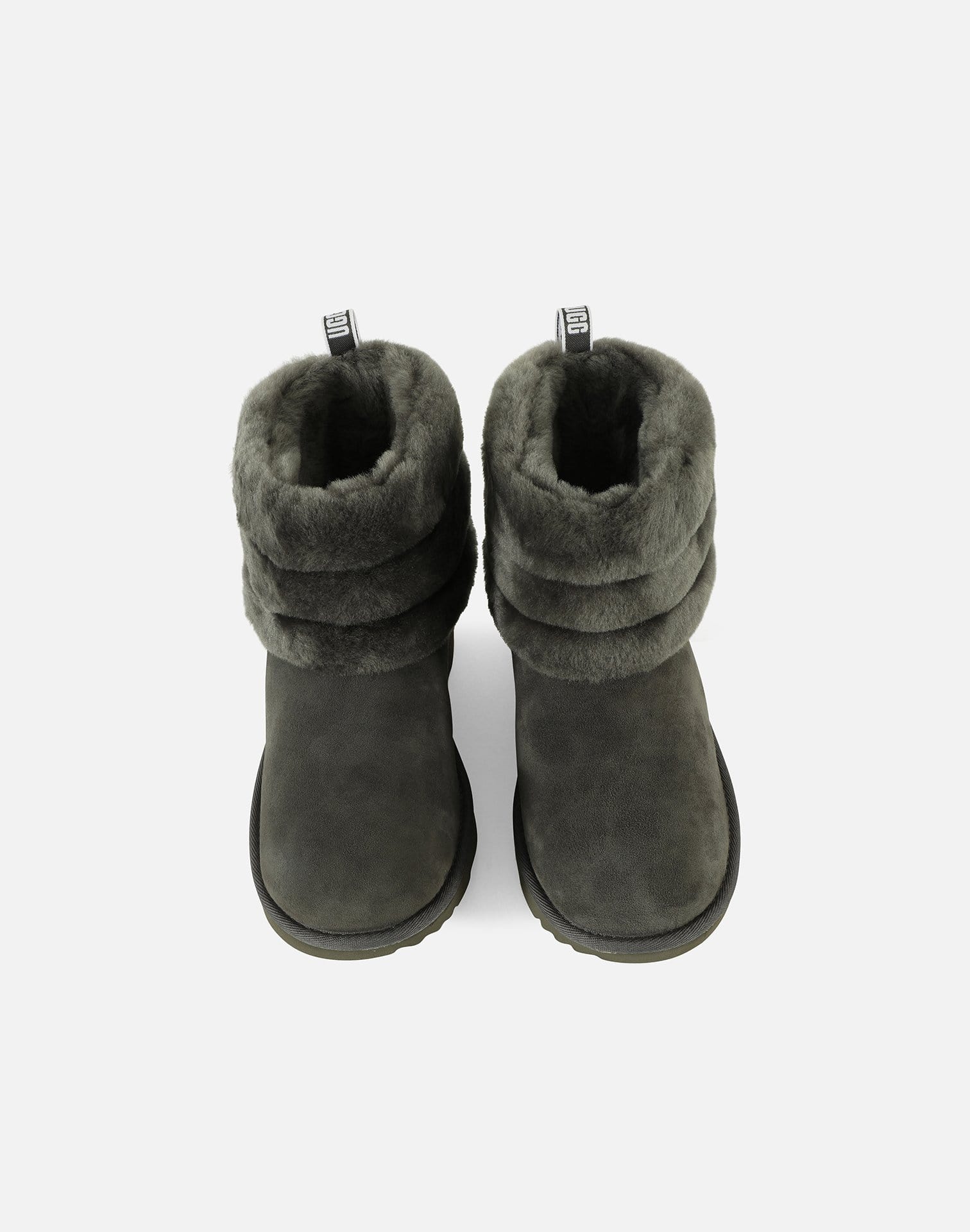UGG Fluff Mini Quilted Logo Boots Grade-School