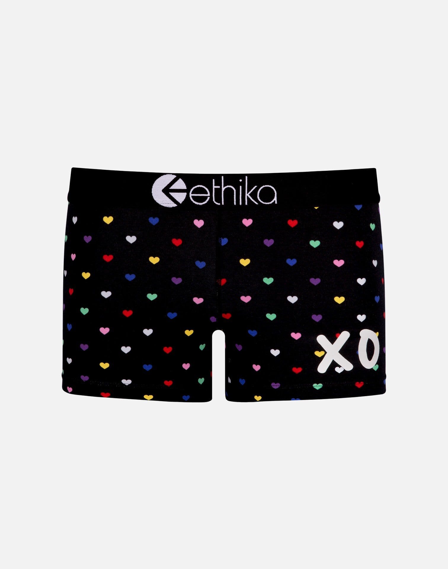 Ethika Women's XOXO Hearts Boy Shorts