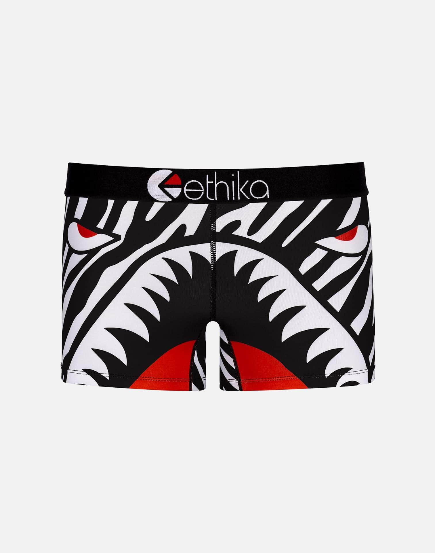 Ethika Women's Zebra Boy Shorts