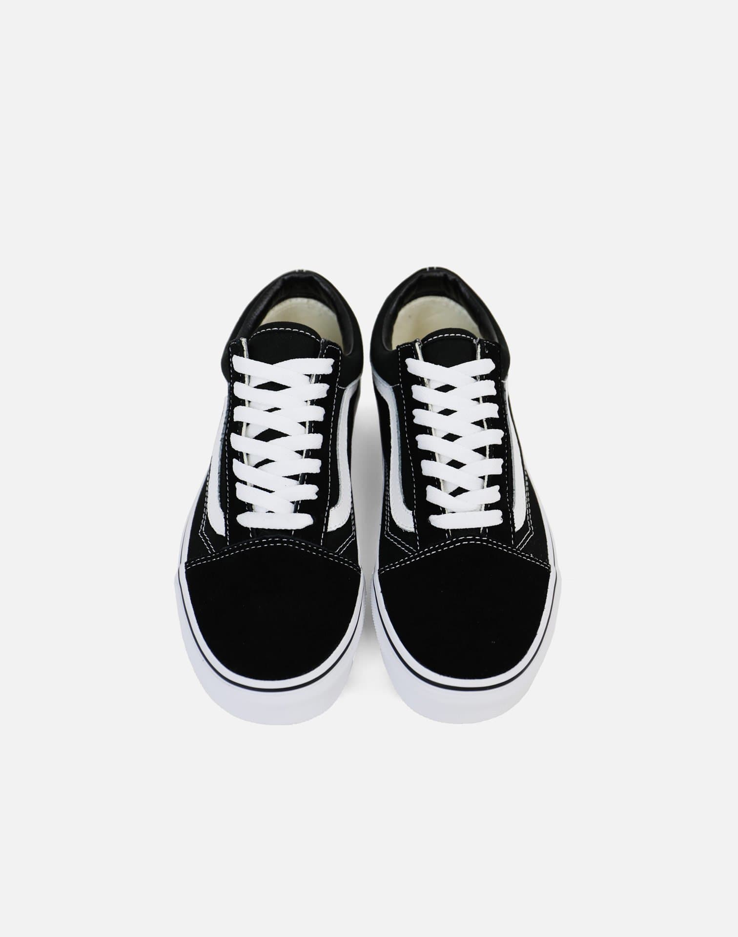  Vans, Old Skool Sneakers (3.5, Black/White, Numeric_3_Point_5)